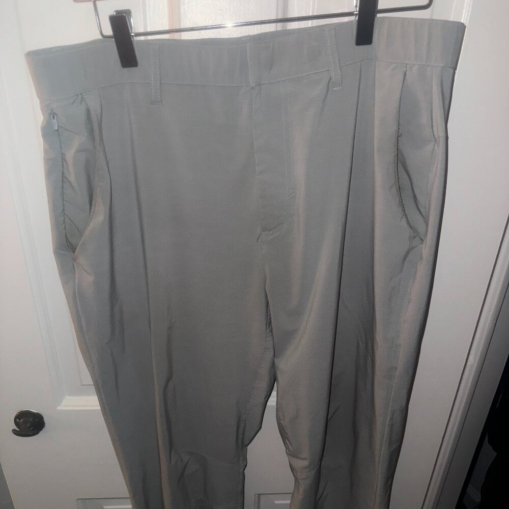 Fabletics Mens Grey Dress Pants THE ONLY PANT